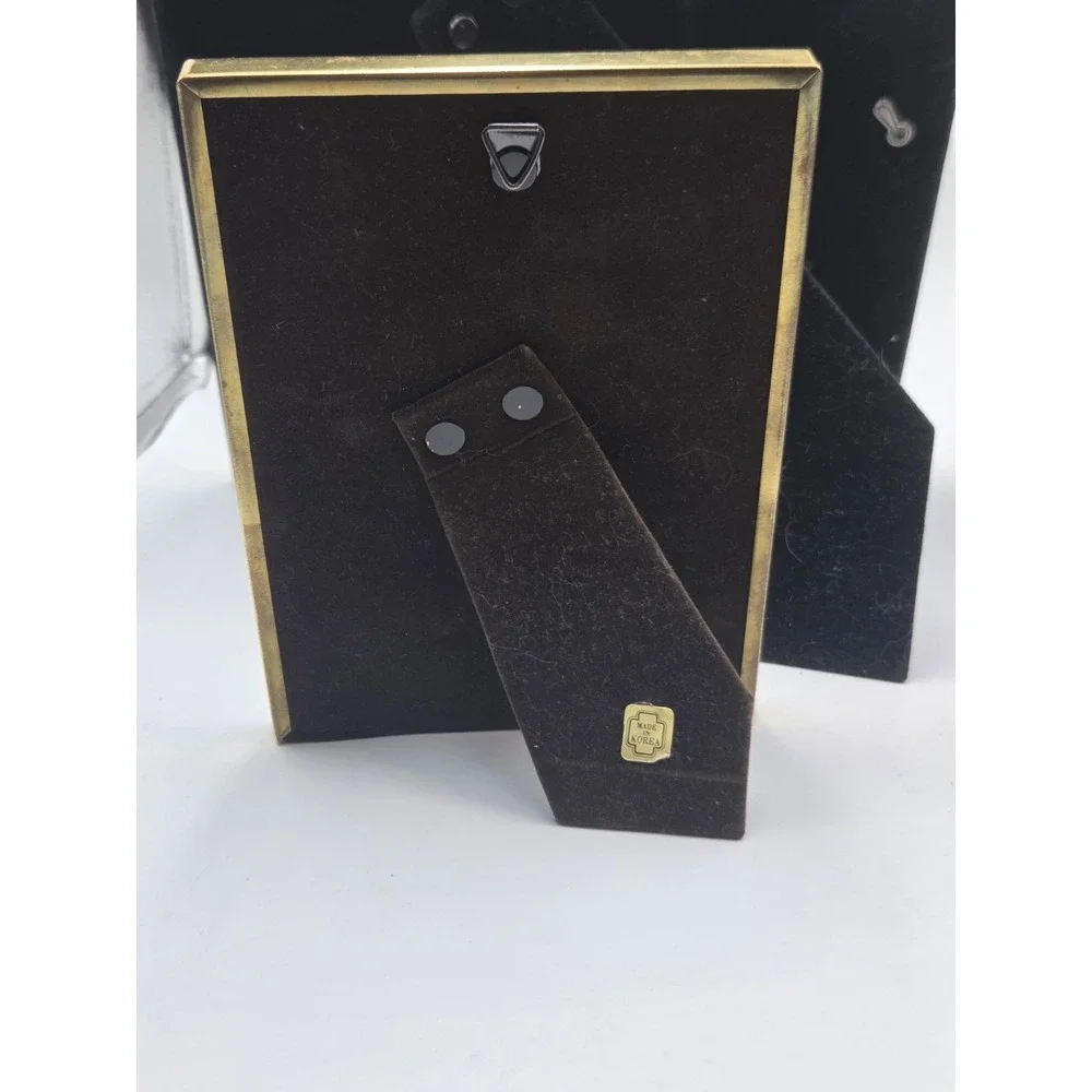 VTG Gold Brass Plated Picture Frames Lot of 4 - Mixed Sizes - Mid Century
